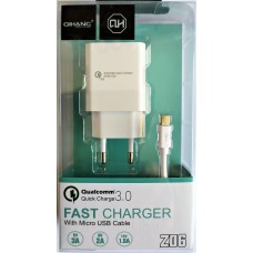 QIHANG Z06 Fast Charger Qualcomm 3.0 with Micro Cable
