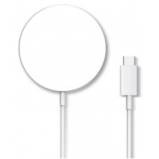 Ασύρματος Μαγνητικός Φορτιστής για Apple iPhone - Ασημί  Ασύρματος Μαγνητικός Φορτιστής για Apple iPhone - Ασημί